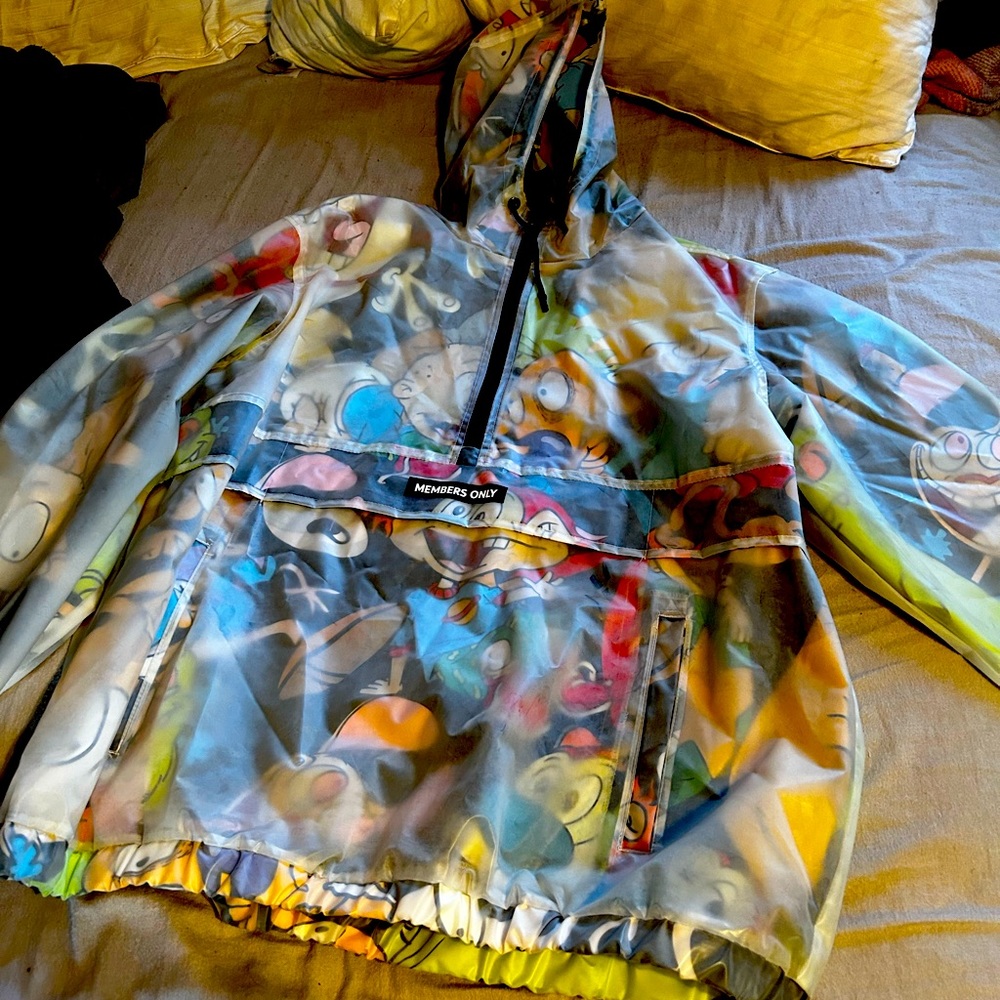 Members Only Nicktoons Rain Jacket XL